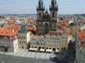 プラハ　旧市庁舎からの眺め